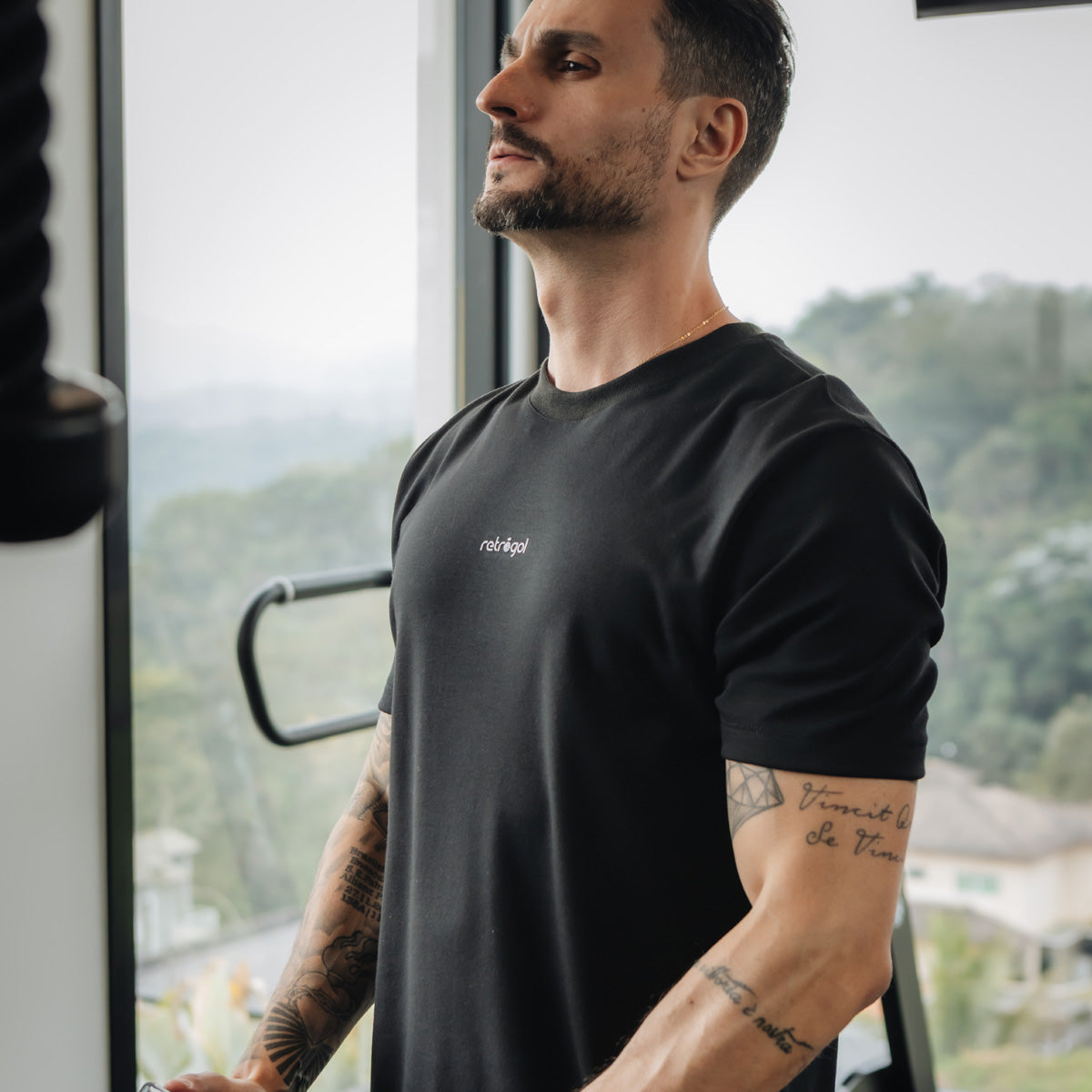 RG Basic Comfort Black Men's T-Shirt