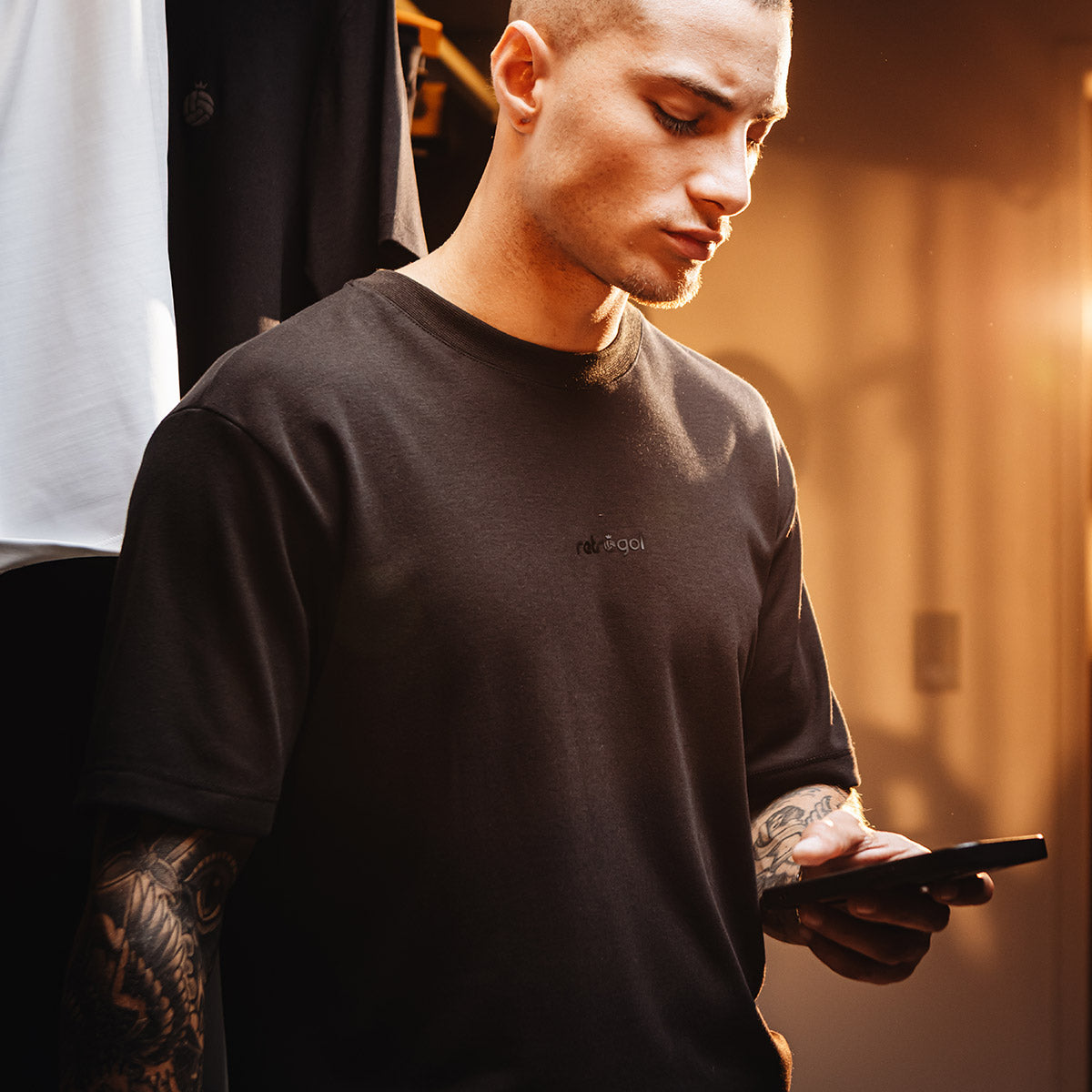 RG Basic Comfort Black Men's T-Shirt