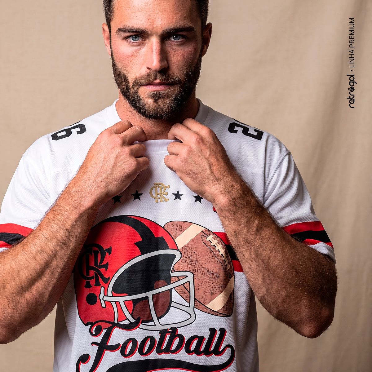 Flamengo NFL 1895 White Men's T-Shirt