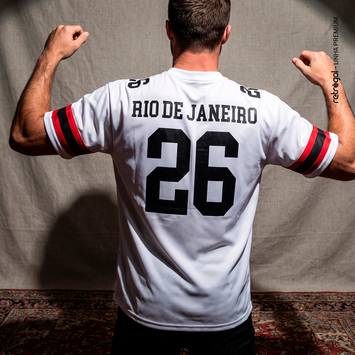 Flamengo NFL 1895 White Men's T-Shirt