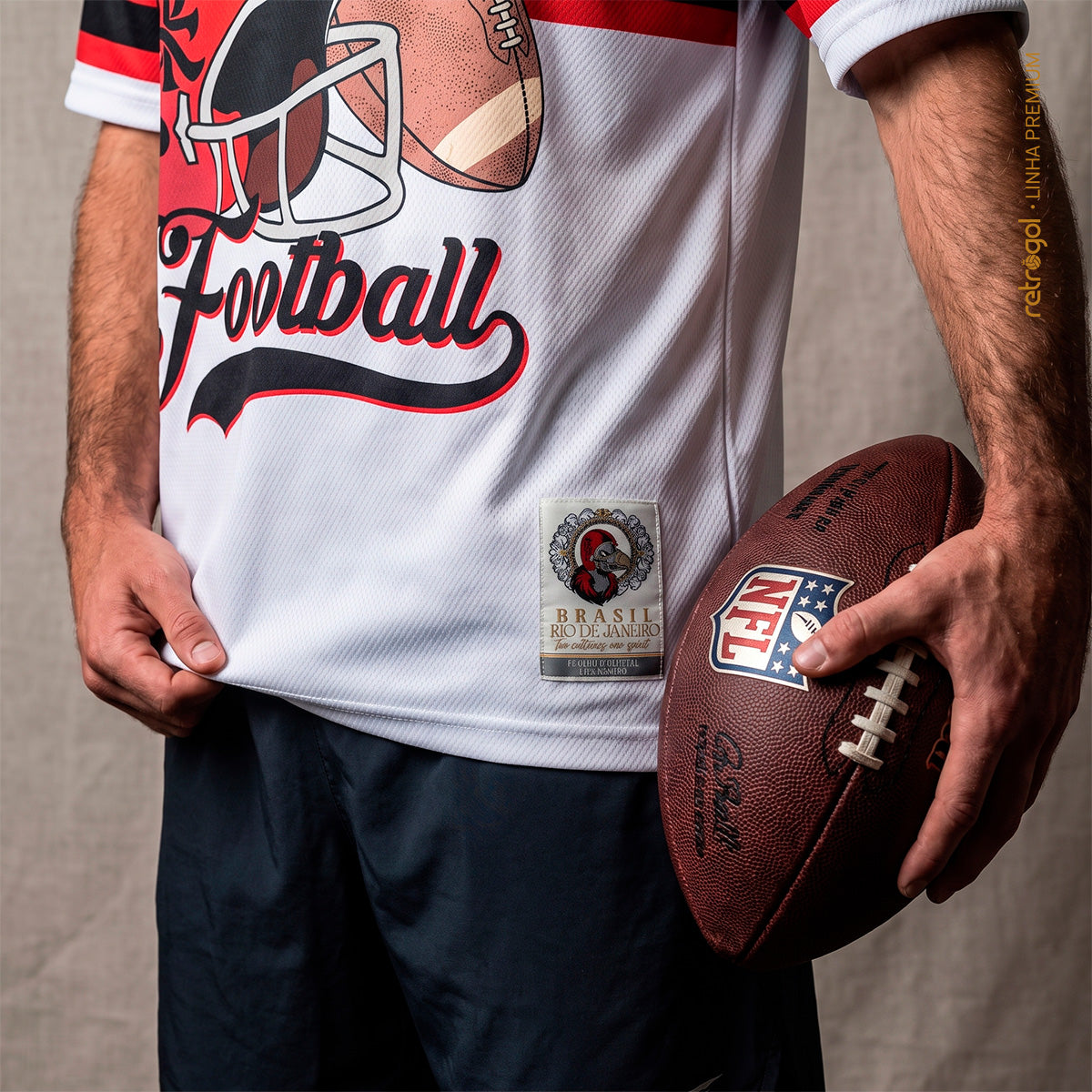 Flamengo NFL 1895 White Men's T-Shirt