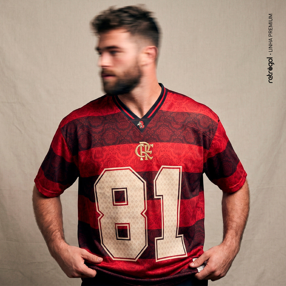 Flamengo NFL 81 Rubro-Negro Red Men's T-Shirt