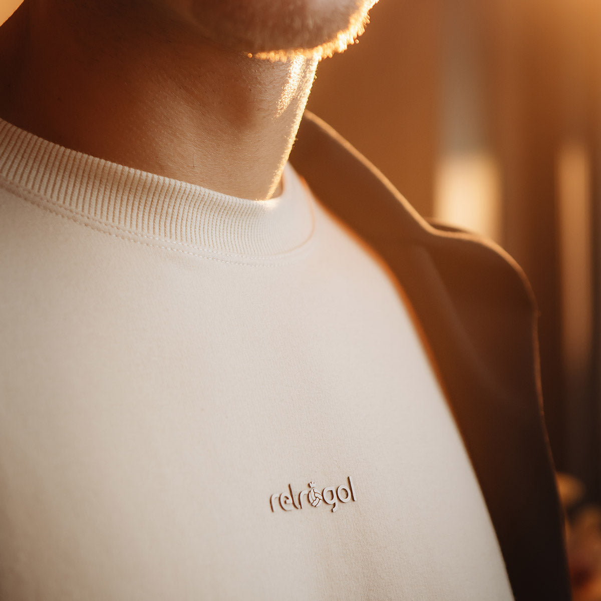RG Beige Men's Oversized T-Shirt