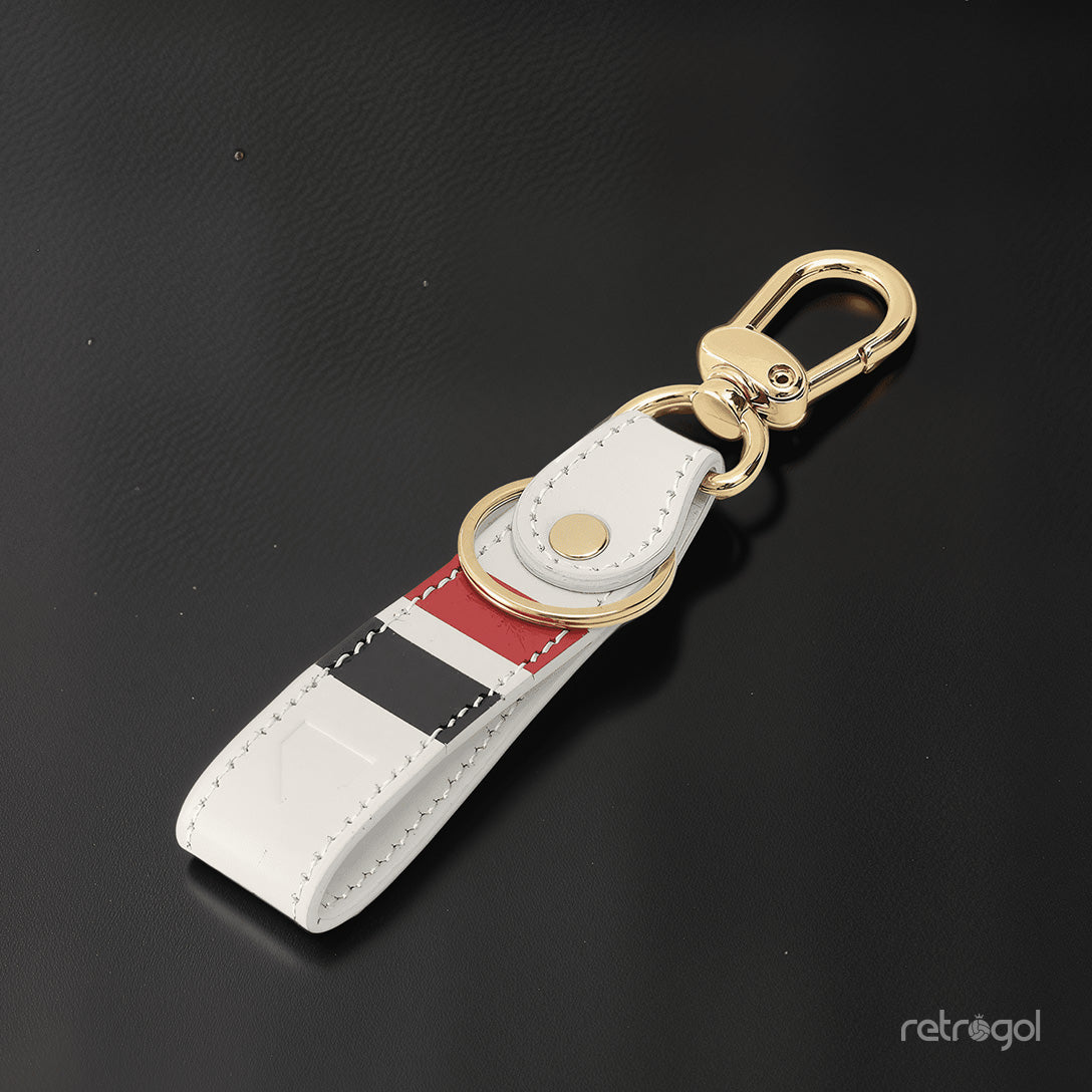 São Paulo White Keychain