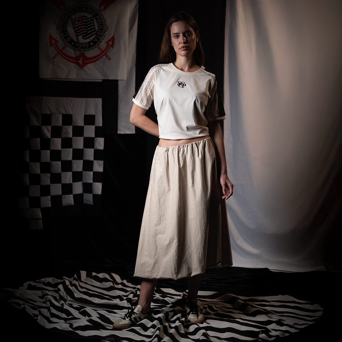 Corinthians Retro SCCP Raglan Woman's T-Shirt