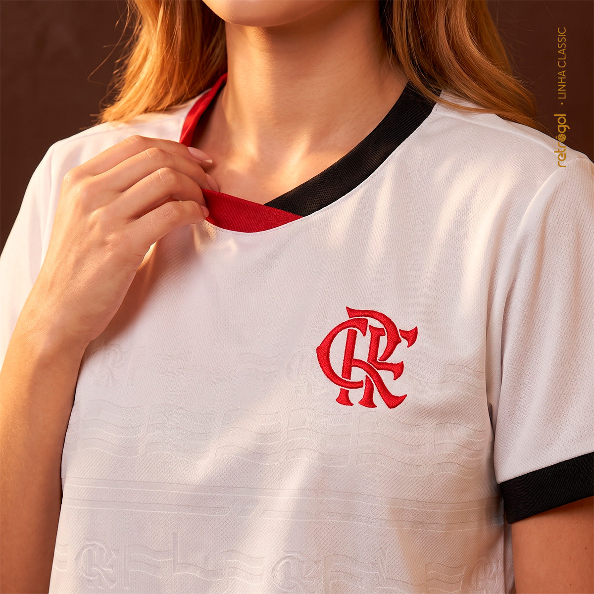 Flamengo Victory White Woman's Cropped