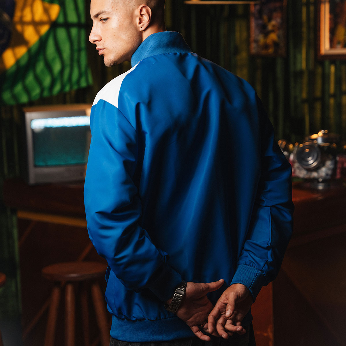 Brazil Retro 1994 Blue Men's Jacket