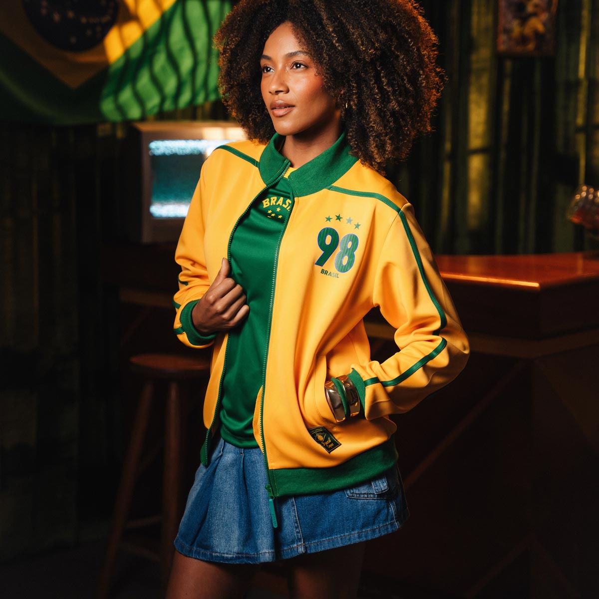 Brazil Retro 1998 Woman's Jacket