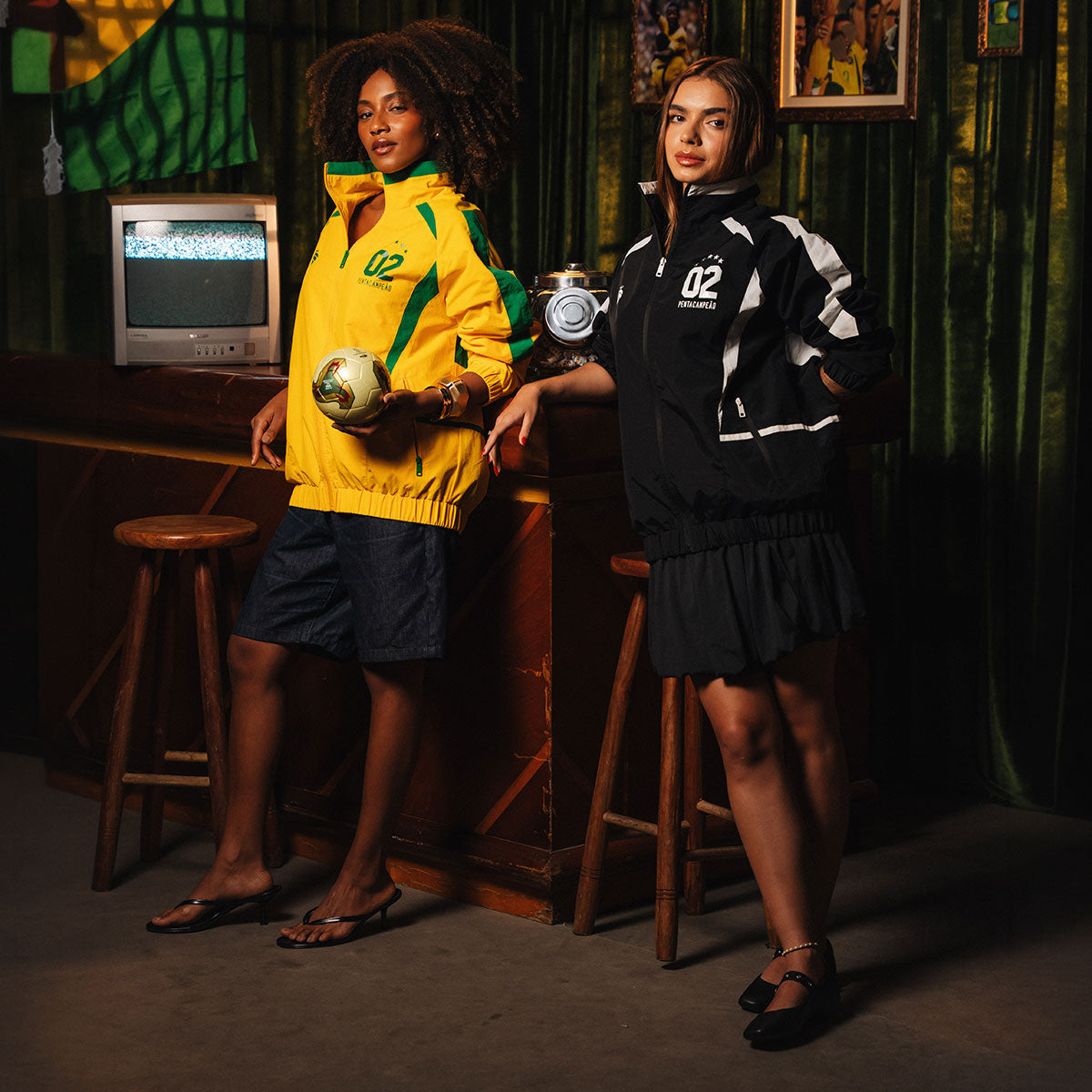 Brazil Retro 2002 Yellow Men's Jacket