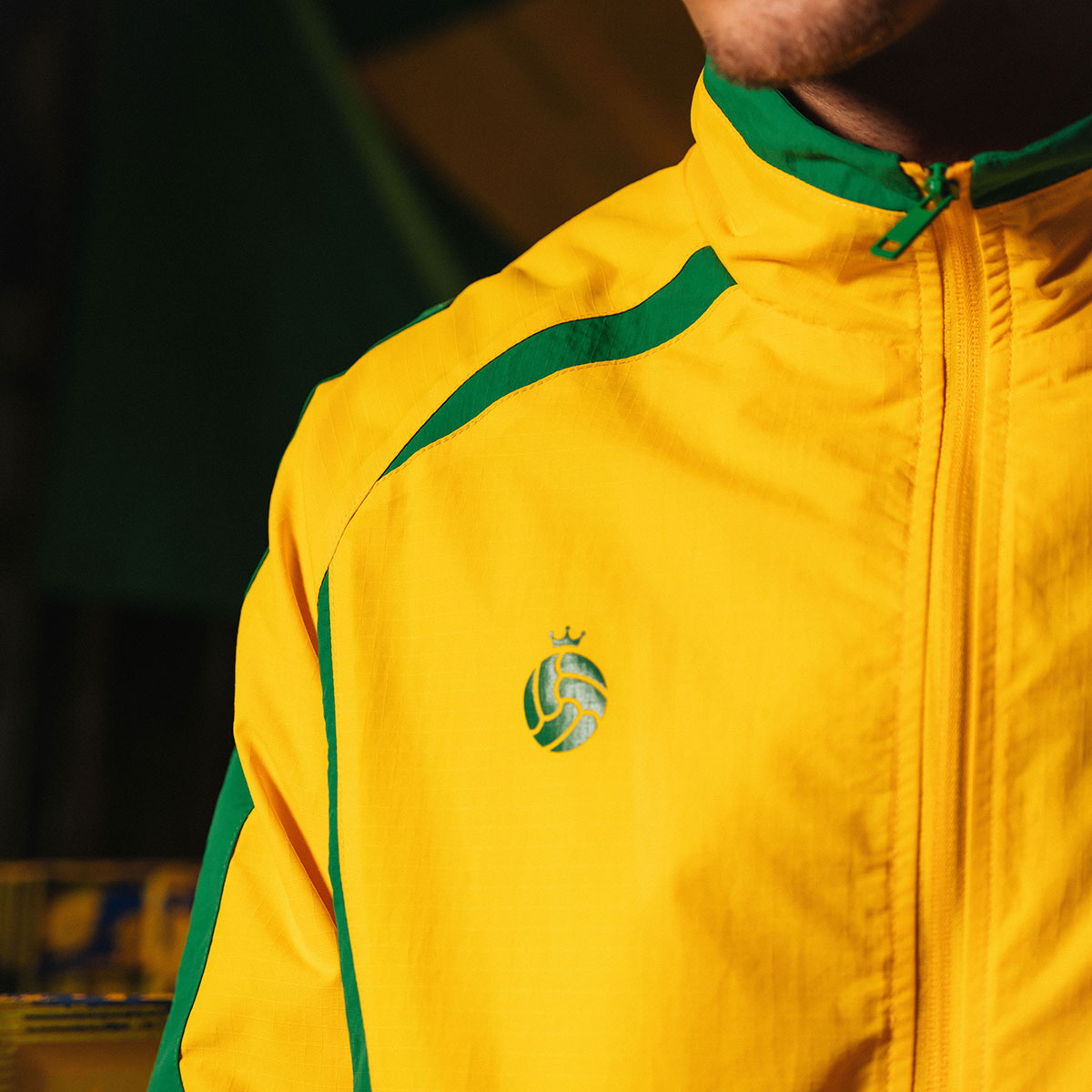 Brazil Retro 2002 Yellow Men's Jacket