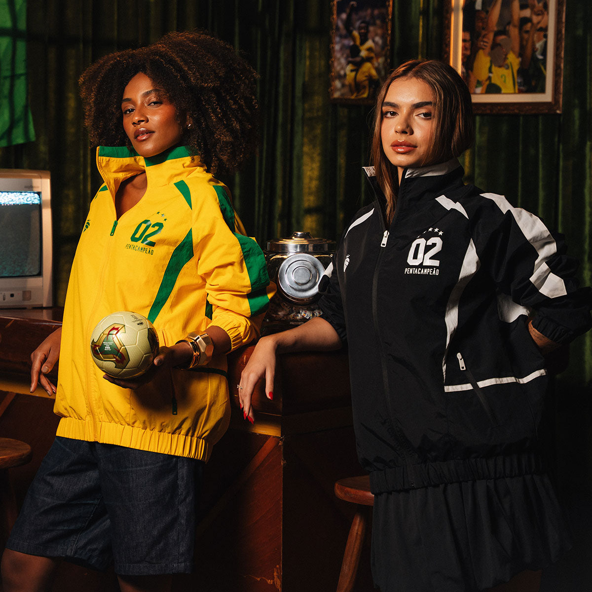 Brazil Retro 2002 Yellow Men's Jacket