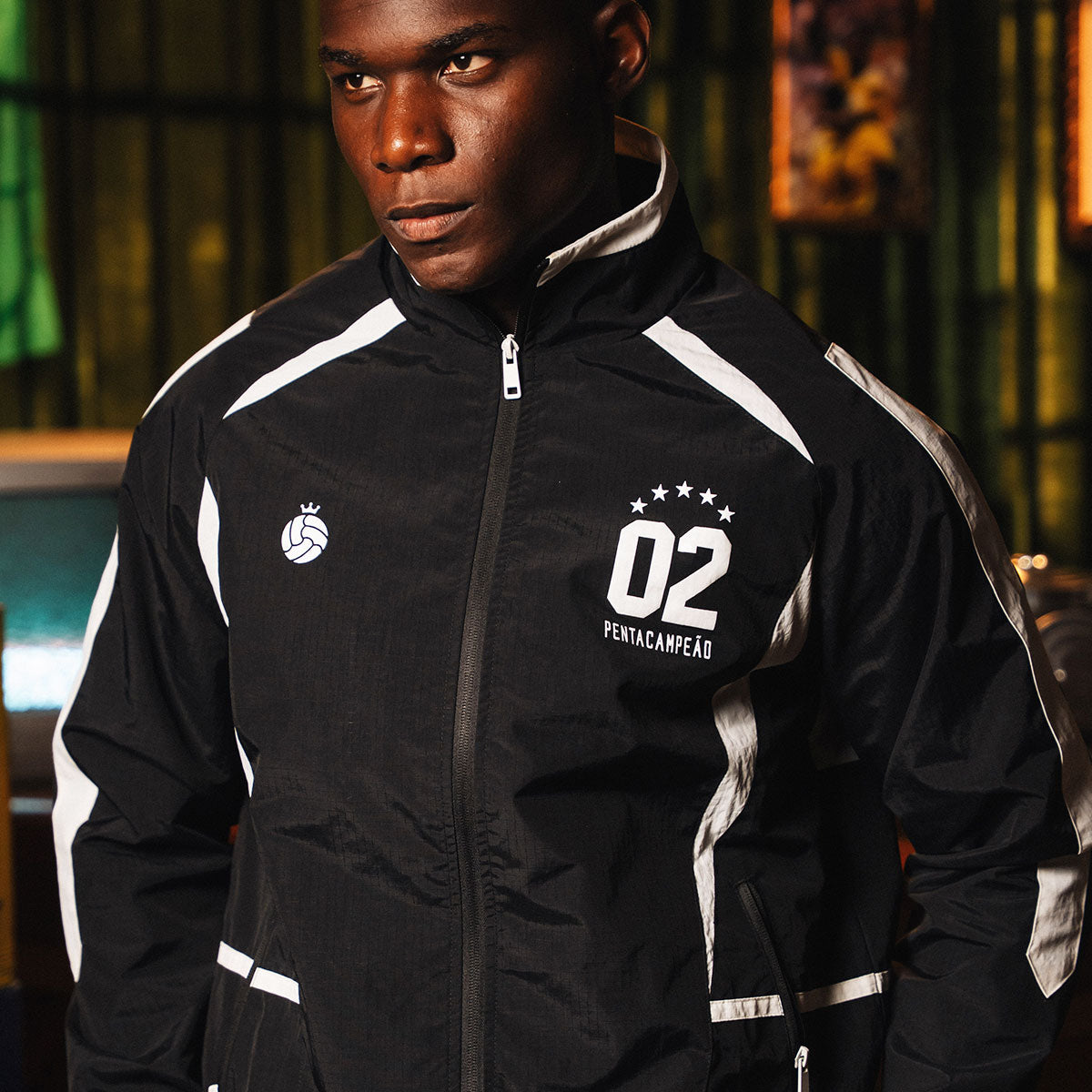 Brazil Retro 2002 Black Men's Jacket