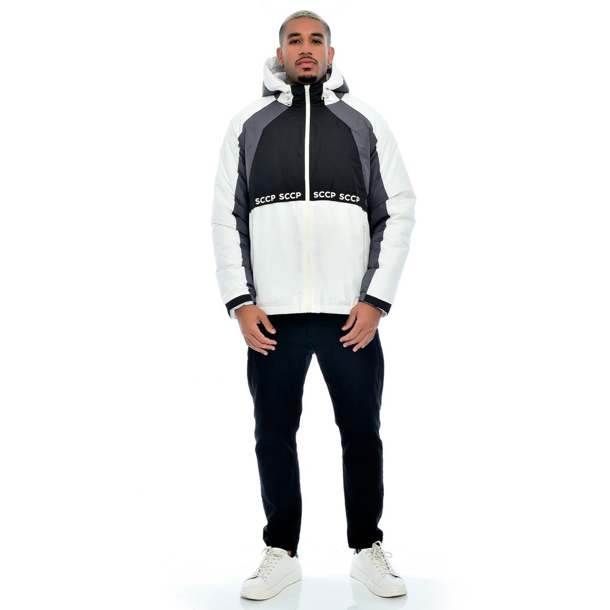 Corinthians Retro White and Gray Men's Jacket