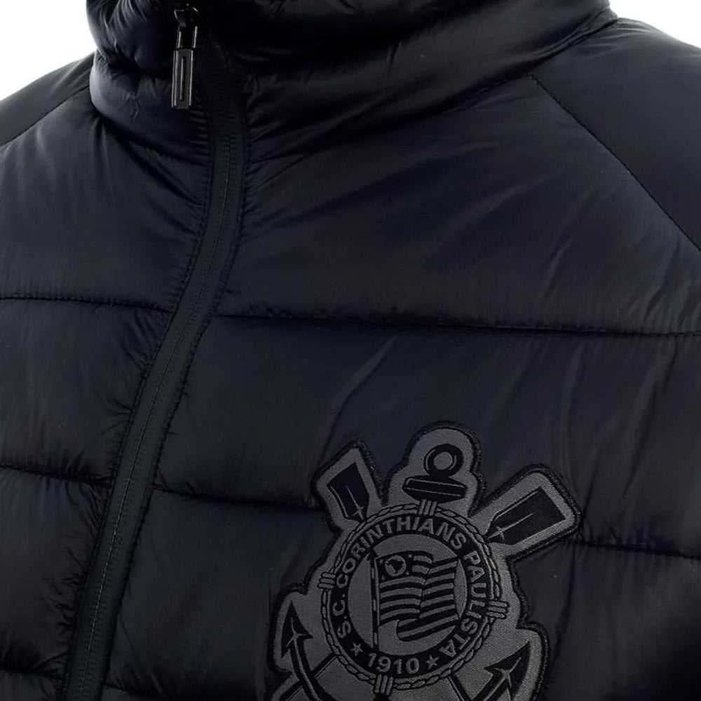 Corinthians Retro All Black Men's Puffer Jacket