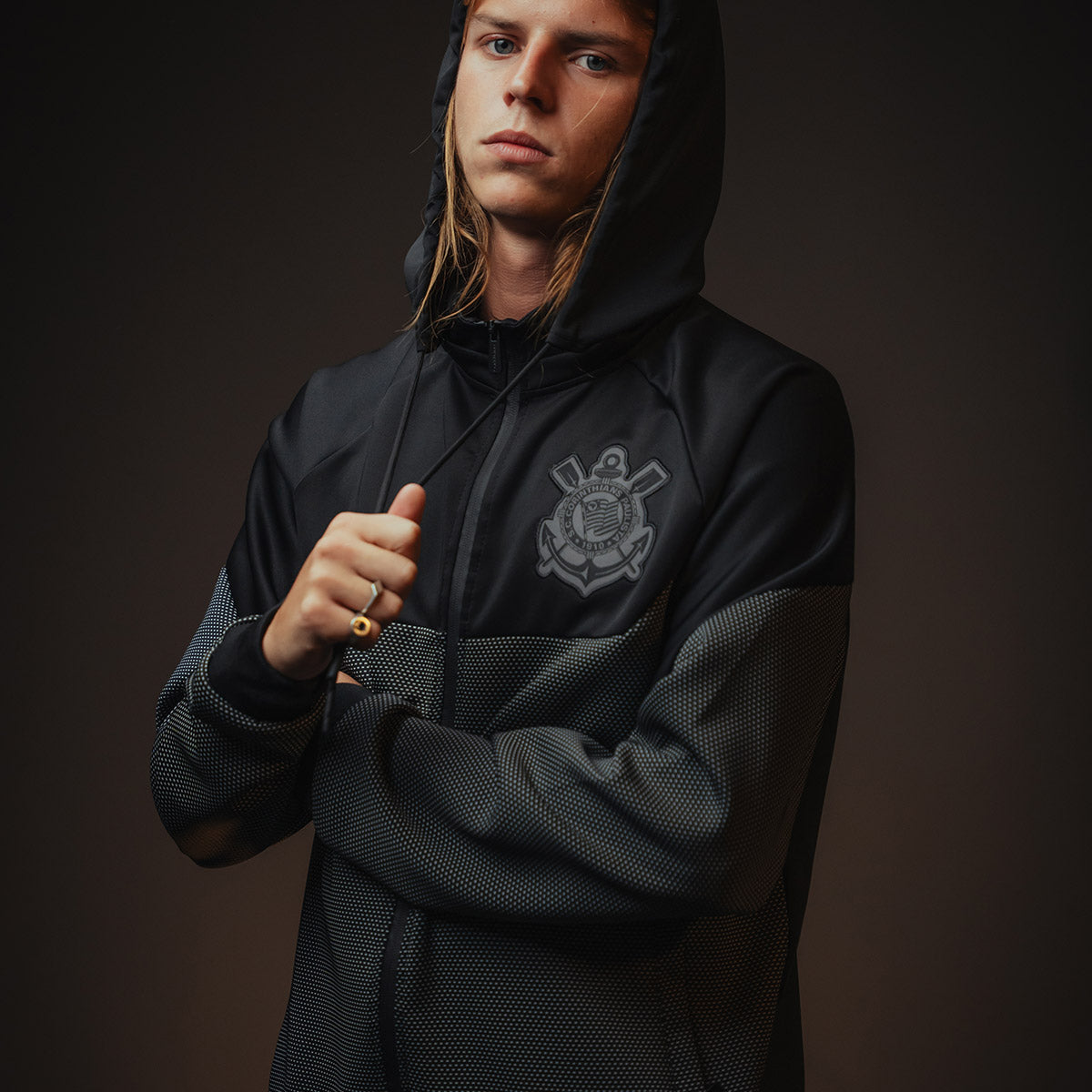 Corinthians Retro Gray Men's Jacket