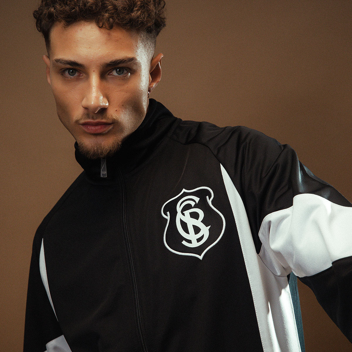 Corinthians Retro Black and White Men's Jacket