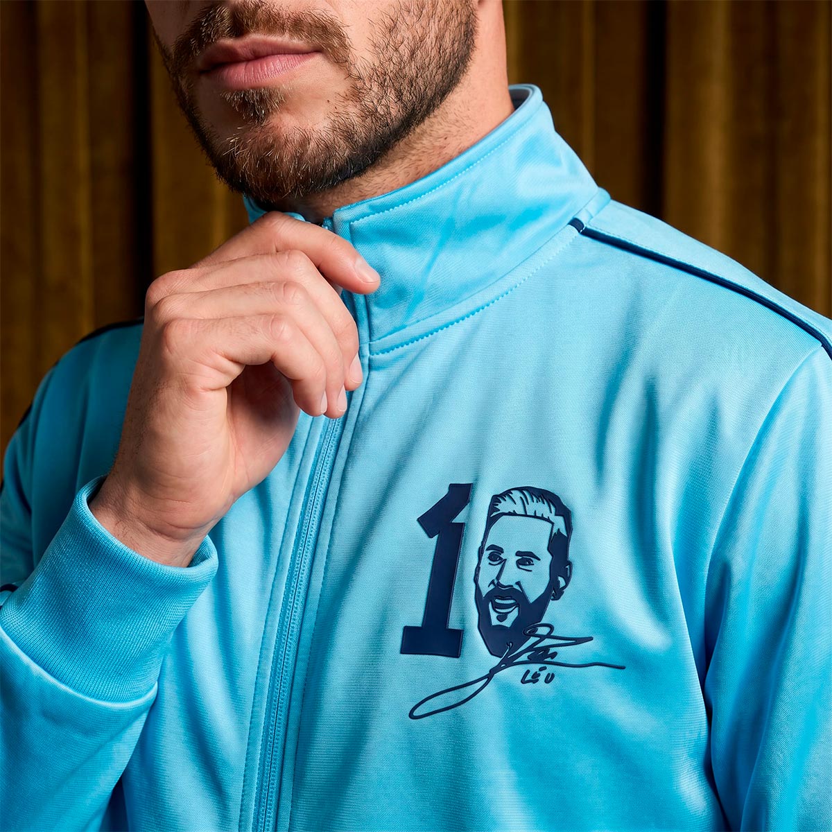 Argentina Retro Messi Men's Jacket