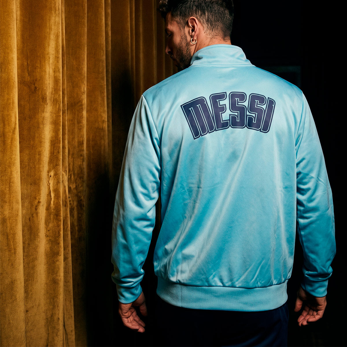 Argentina Retro Messi Men's Jacket