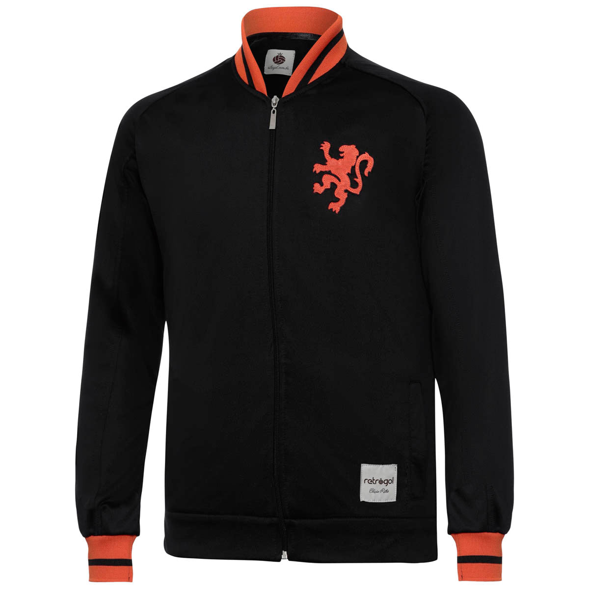 Netherlands Retro Black Men's Jacket