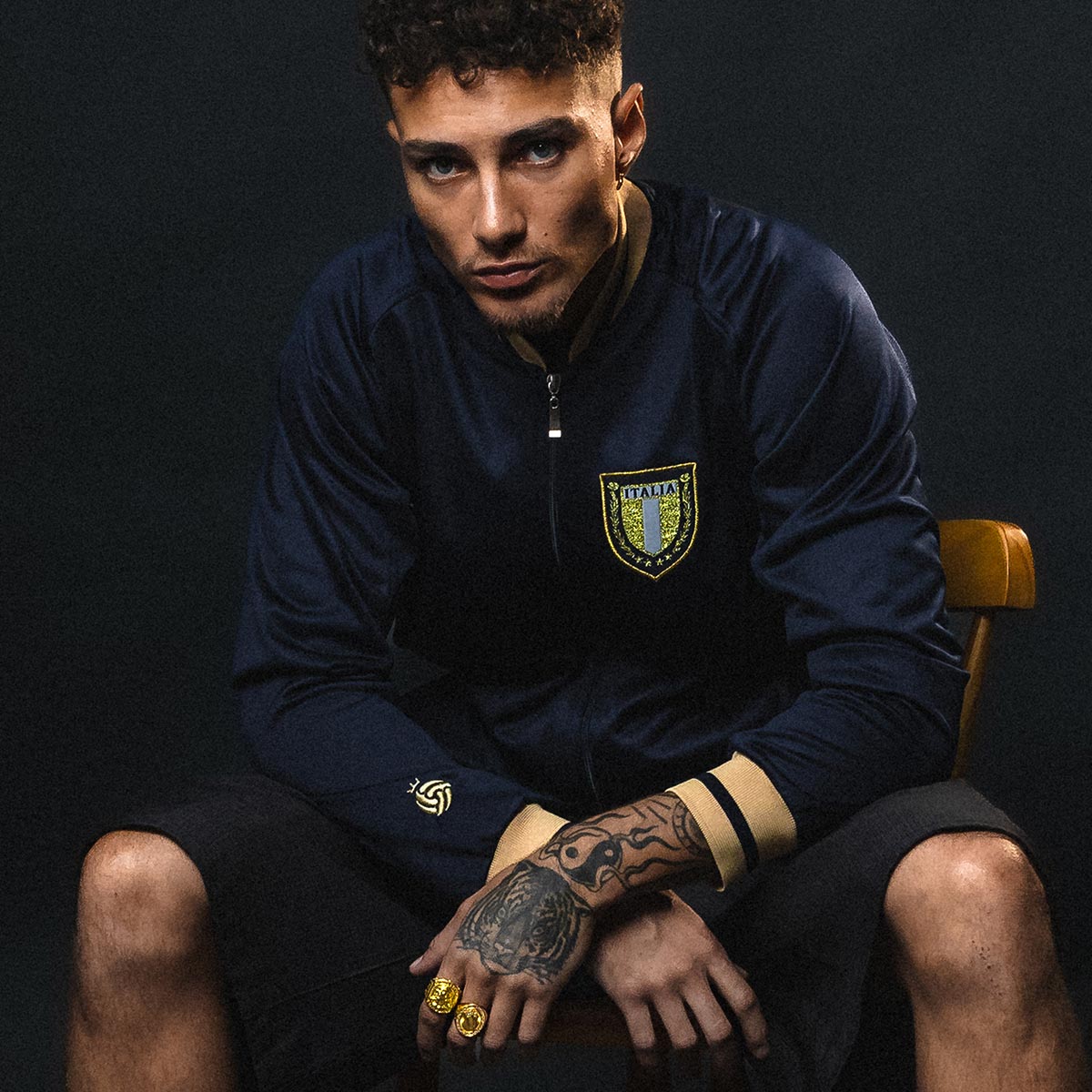Italy Retro Gold Men's Jacket