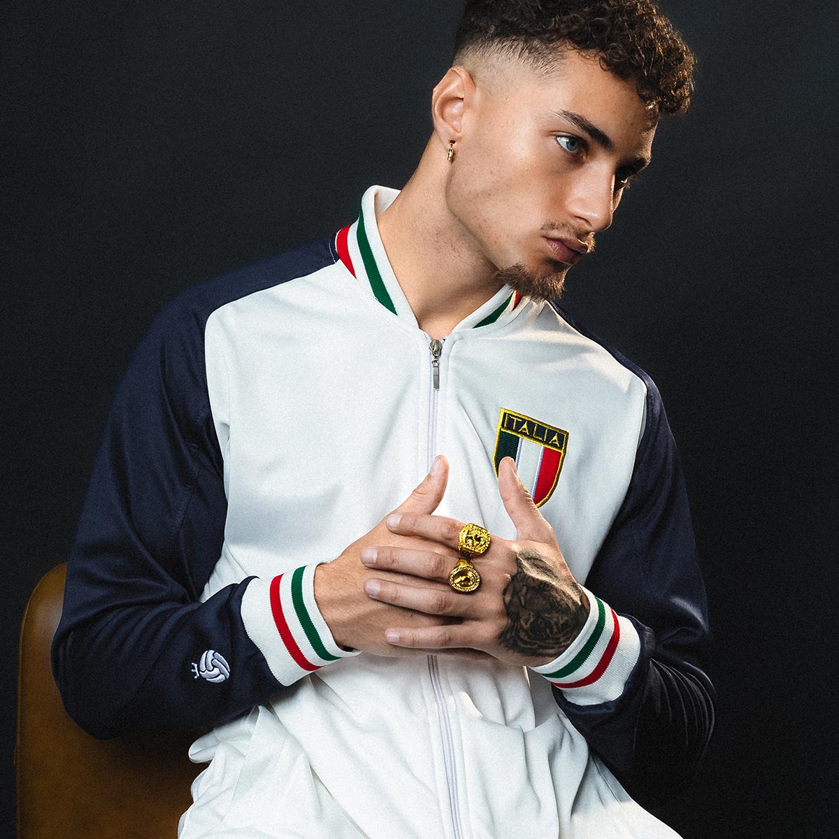 Italy Retro Raglan Men's T-Shirt