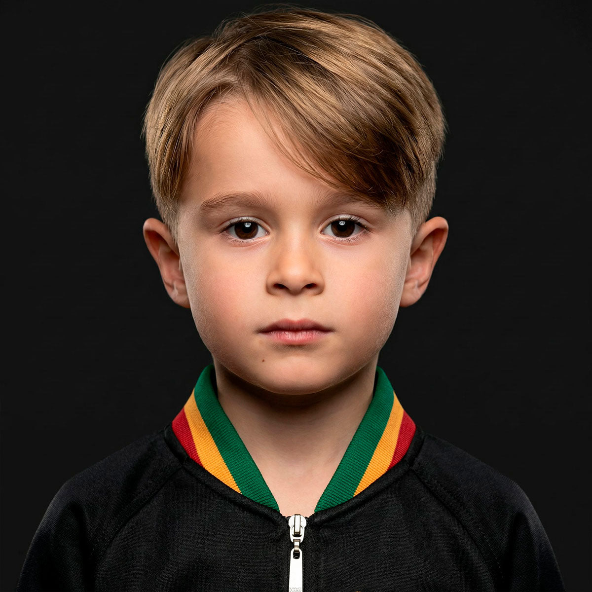 Jamaica Retro Black Unisex Kid's Jacket
