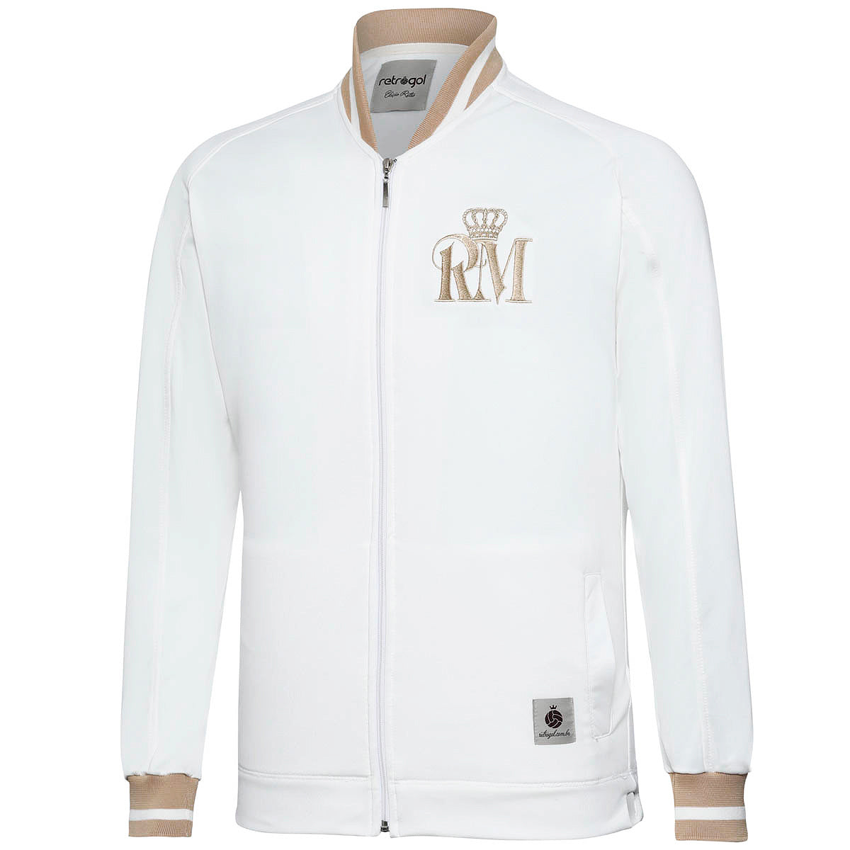 Real Madrid Retro Off-White Men's Jacket