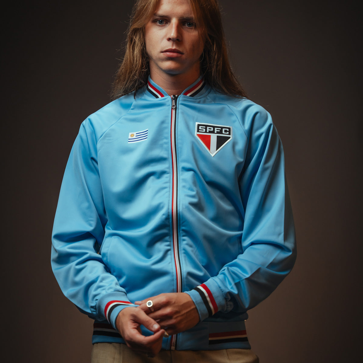 São Paulo Uruguayan Idols Blue Men's Jacket