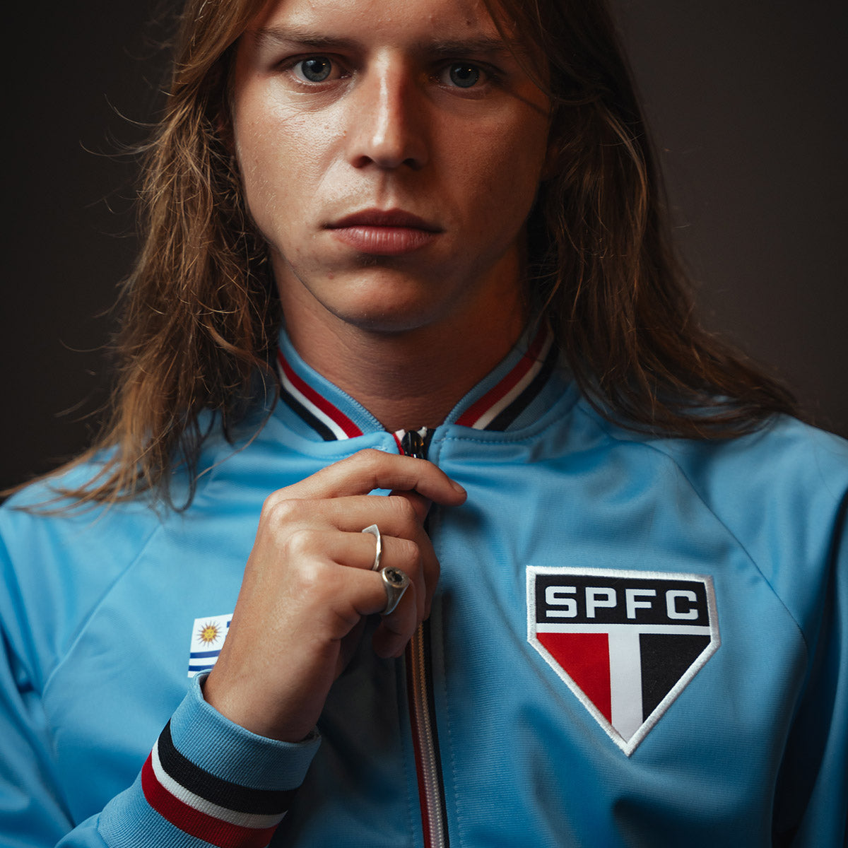 São Paulo Uruguayan Idols Blue Men's Jacket