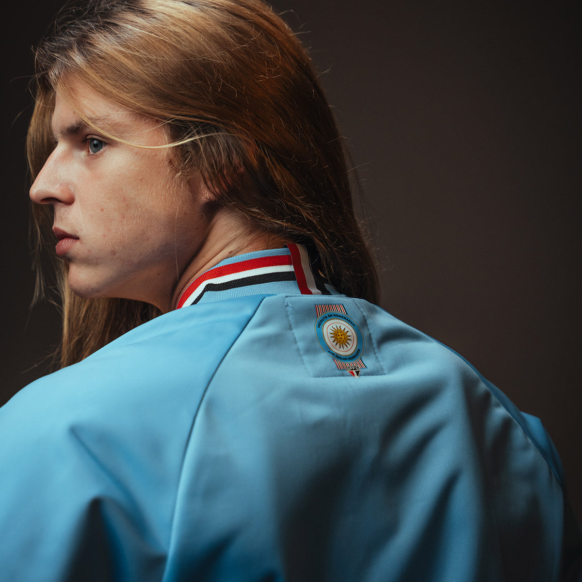 São Paulo Uruguayan Idols Blue Men's Jacket