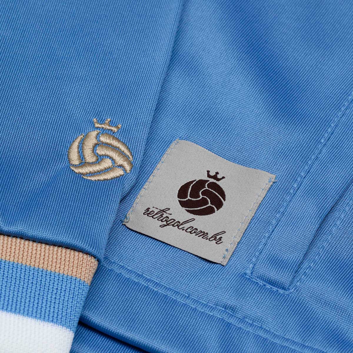 Uruguay Retro Celeste Unissex Kid's Jacket
