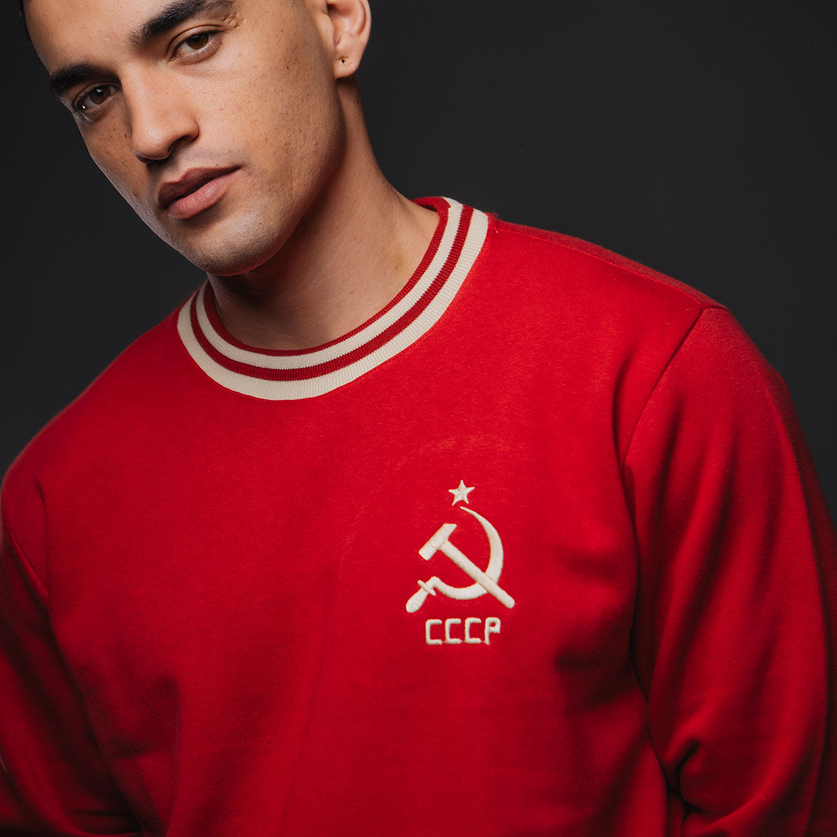 Soviet Union Retro 70s Red Men's Sweatshirt
