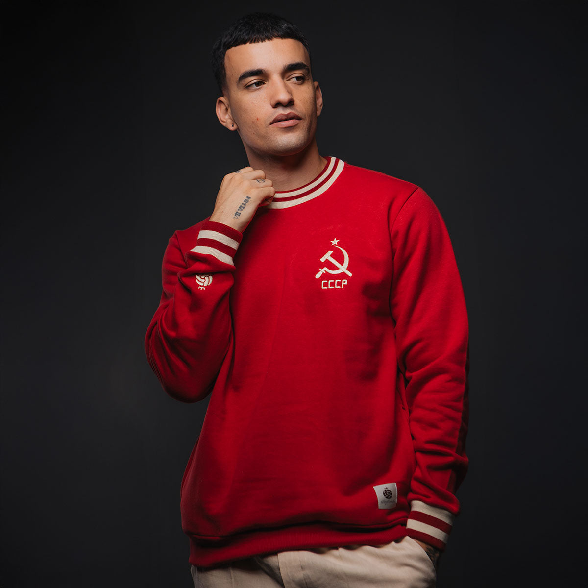 Soviet Union Retro 70s Red Men's Sweatshirt