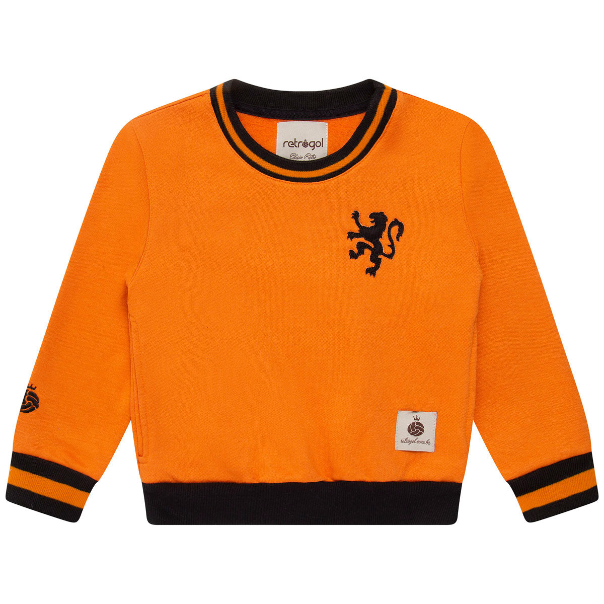 Netherlands Retro 1974 Orange Unissex Kid's Sweatshirt