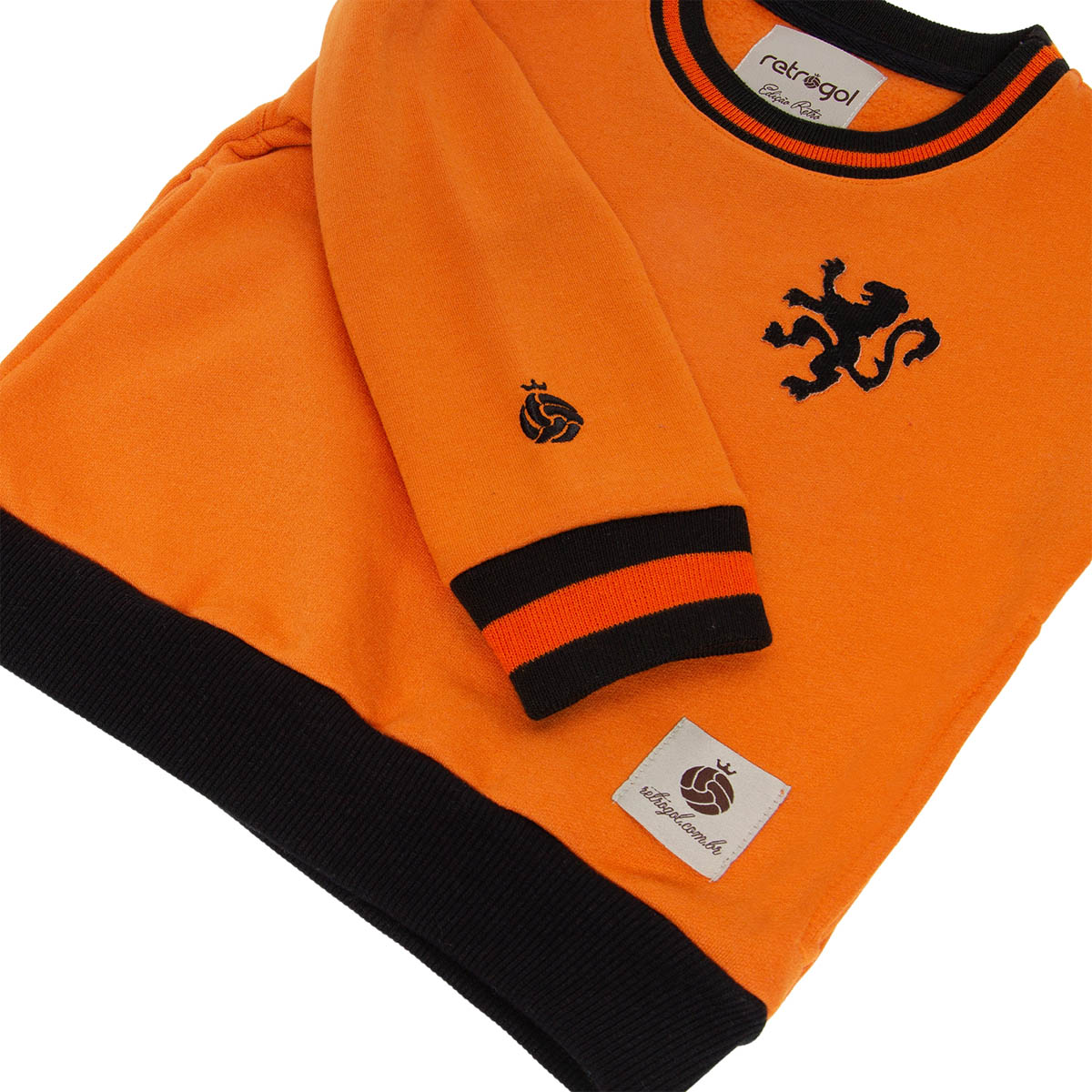 Netherlands Retro 1974 Orange Unissex Kid's Sweatshirt