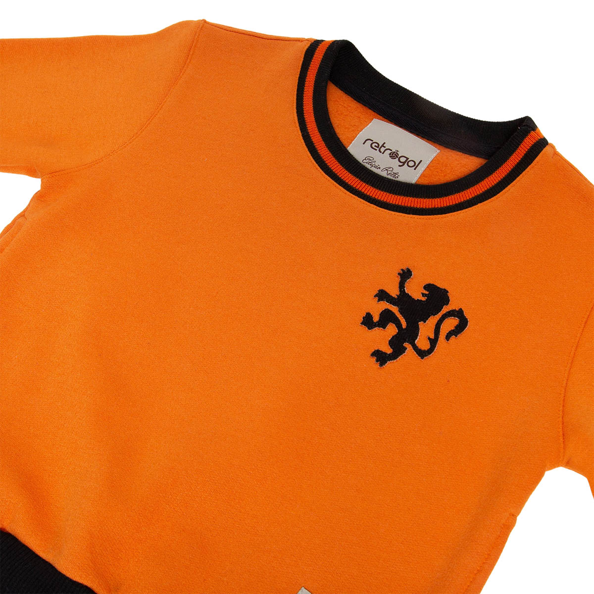 Netherlands Retro 1974 Orange Unisex Kid's Sweatshirt
