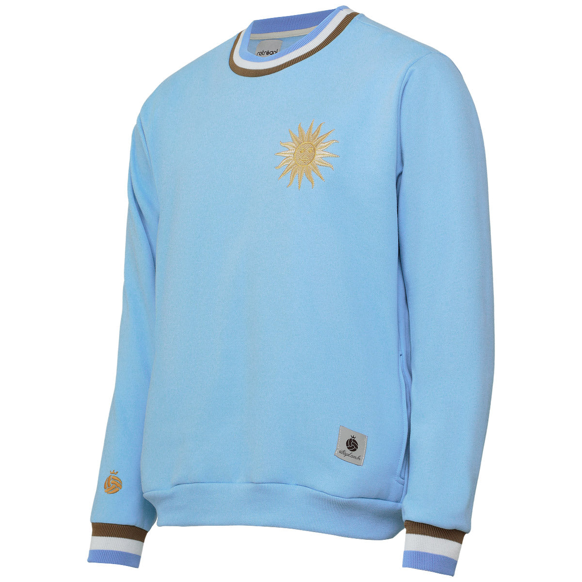 Uruguay Retro Gold Men's Sweatshirt