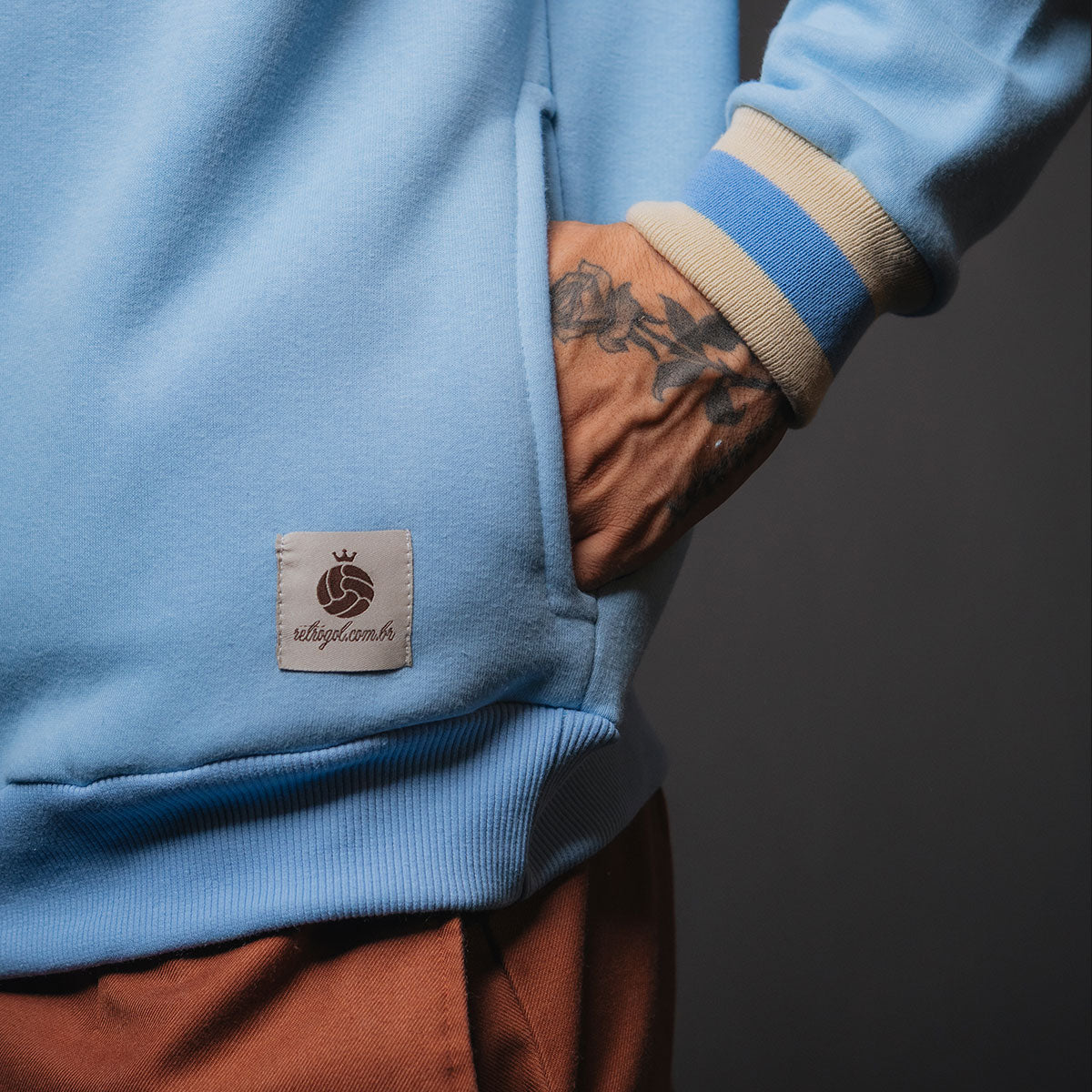 Uruguay Retro Men's Sweatshirt