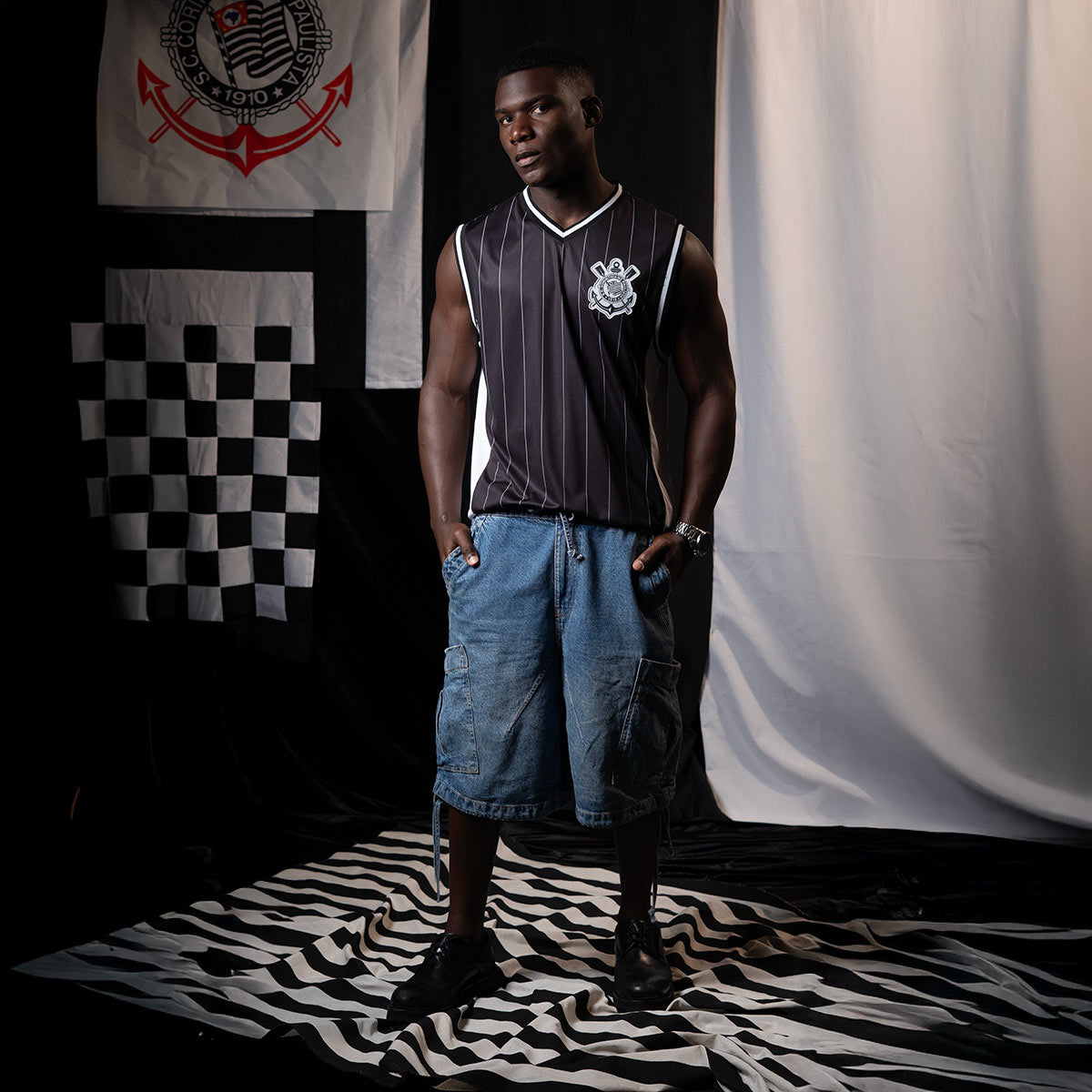 Corinthians Retro Dry Black Men's Regatta