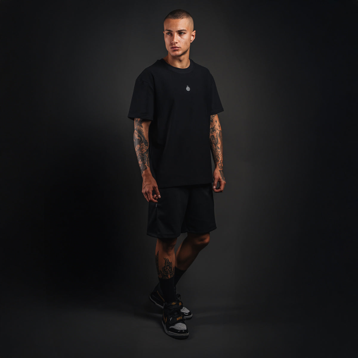 RG Tech Casual Black Men's Shorts