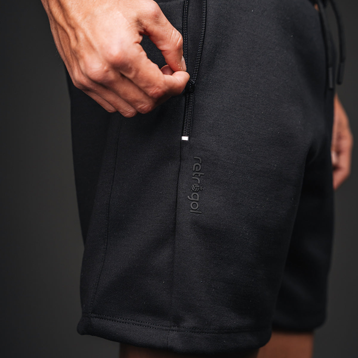 RG Tech Casual Black Men's Shorts