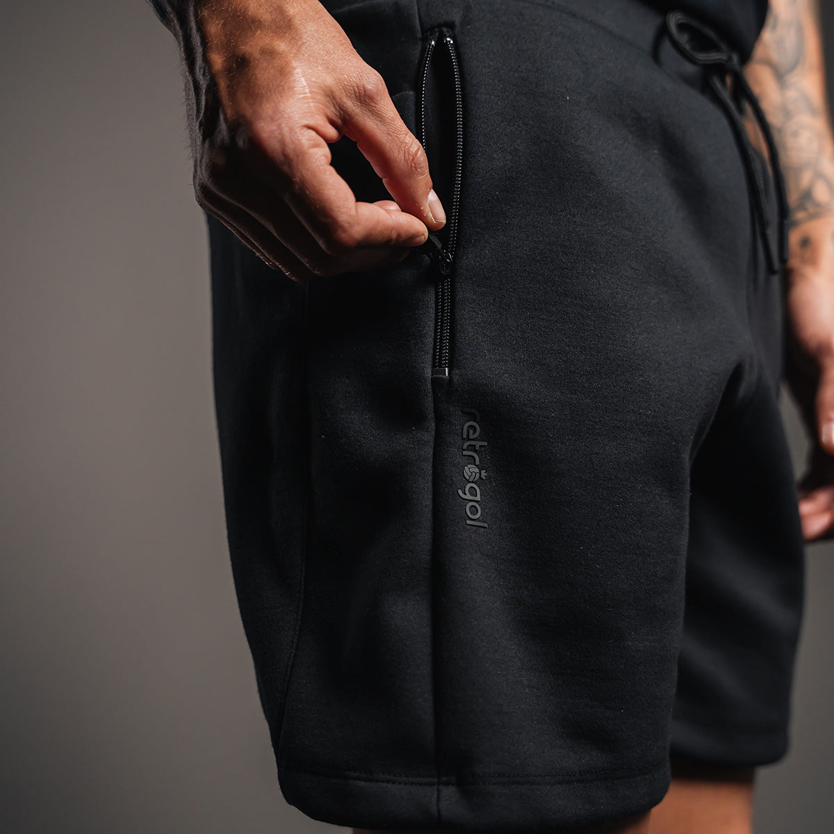 RG Tech Casual Black Men's Shorts