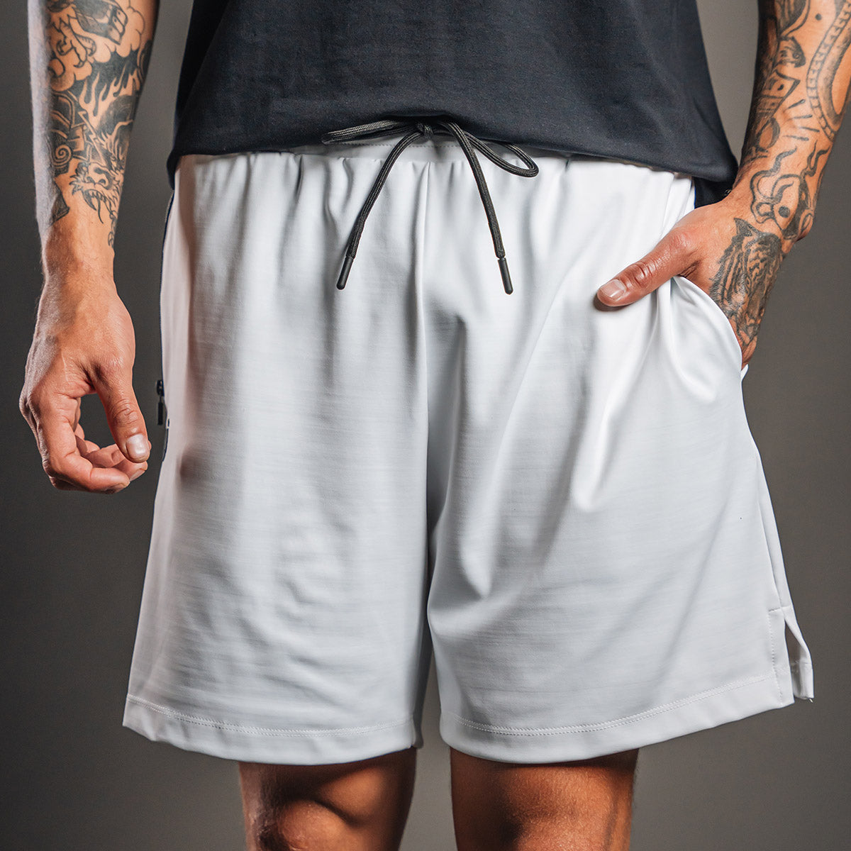 RG Tech Motion White Men's Shorts