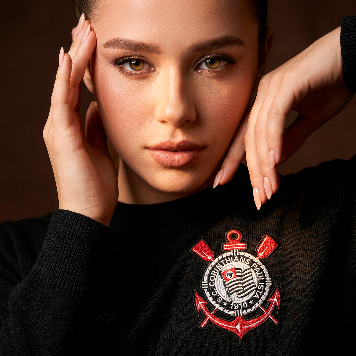 Corinthians Japan 2012 Black Woman's Sweater